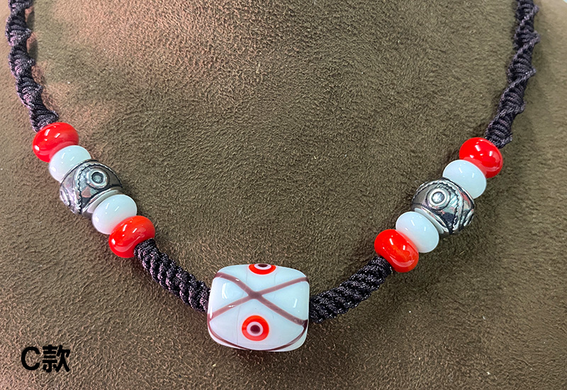 琉璃珠手編項鍊(多款)